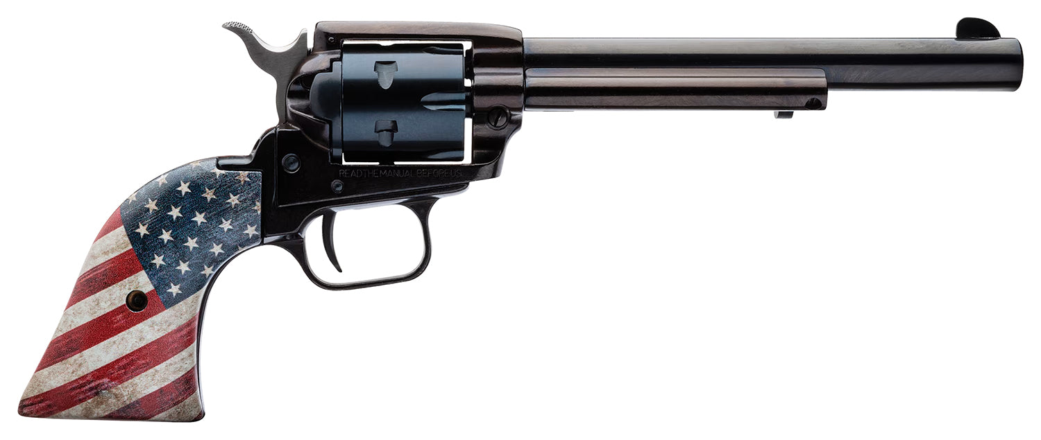 HER RR22B6USFLAG   ROUGH R   22LR 6.5  6S  US FLAG