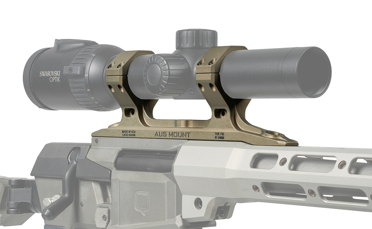 Q 100-262 AUS MOUNT 34MM DIA DIRECT THE FIX  CLEAR
