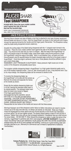 FPI 007C  AUGERSHARP  TOOL SHARPENER