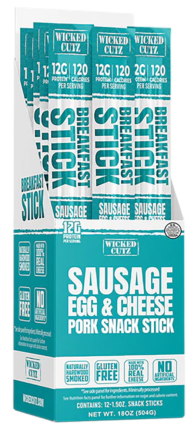 WICKED CUTZ WCBR12SEC SAUSAGE/EGG/CHEESE STICKS 12