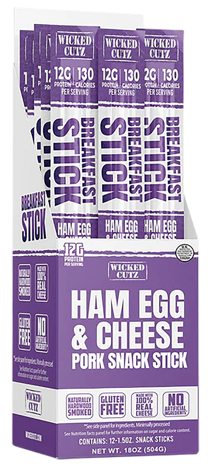 WICKED CUTZ WCBR12HEC HAM/EGG/CHEESE STICKS     12