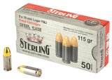 STERLING 8698779957674  9MM 115 FMJ STEEL    50/20