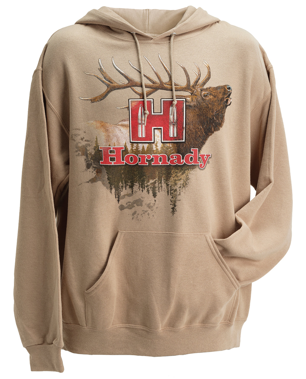HORN 99612M      HORNADY TAN & KHAKI ELK HOODIE MD