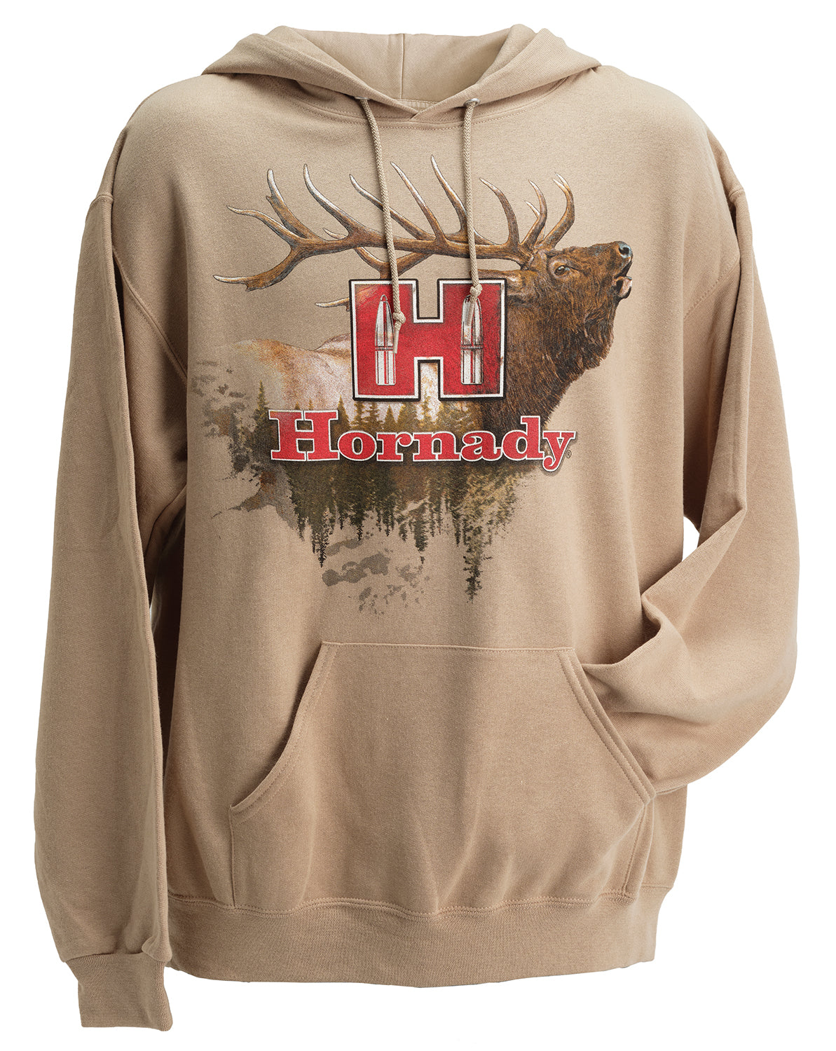 HORN 99612XL     HORNADY TAN & KHAKI ELK HOODIE XL