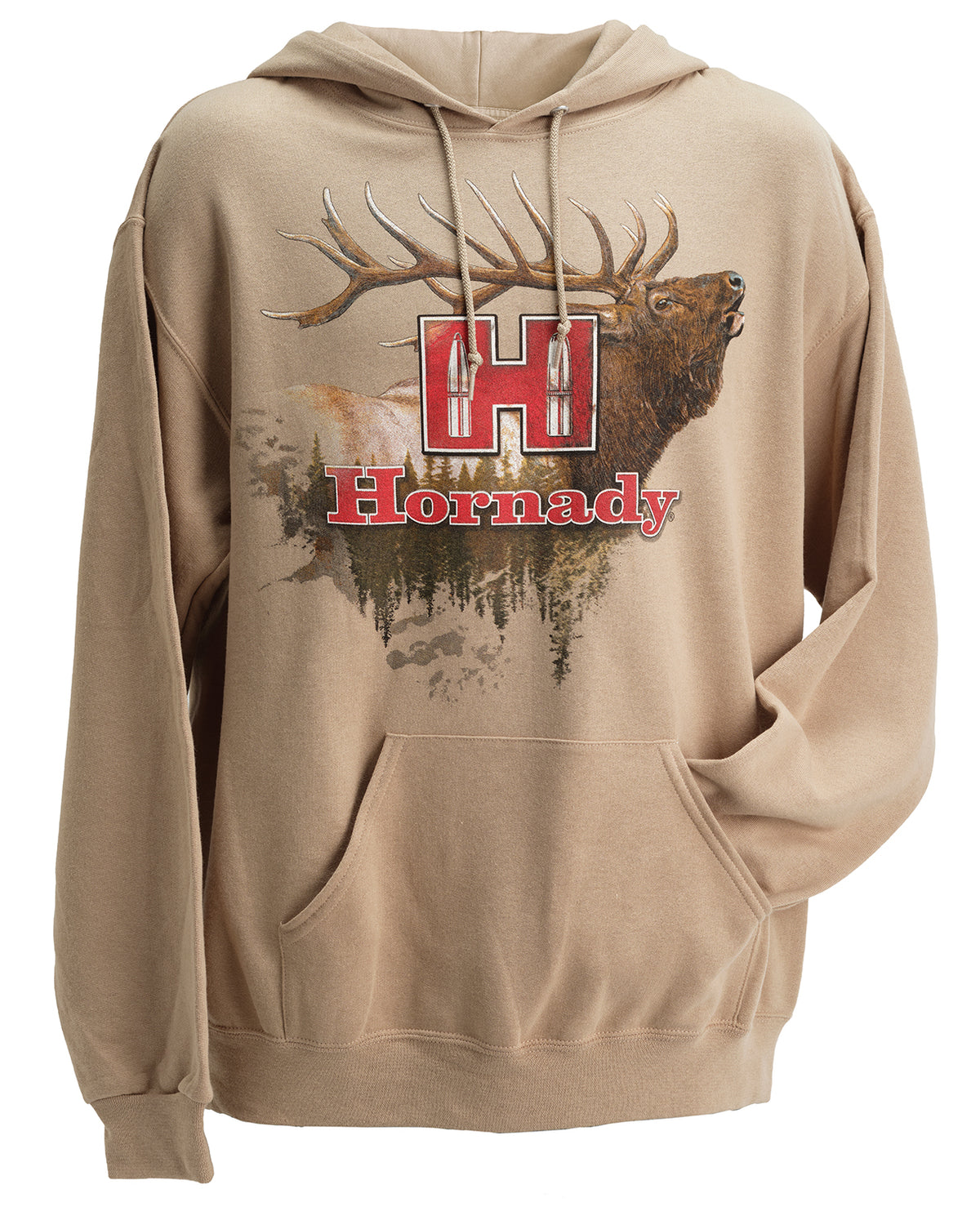 HORN 99612XXXL   HORNADY TAN & KHAKI ELK HOODIE 3X