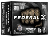 FED PD9P2          9MM  115 PUNCH JHP        20/10