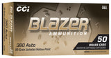 CCI 5238  BLAZER BRASS     380   98 JHP     50/10