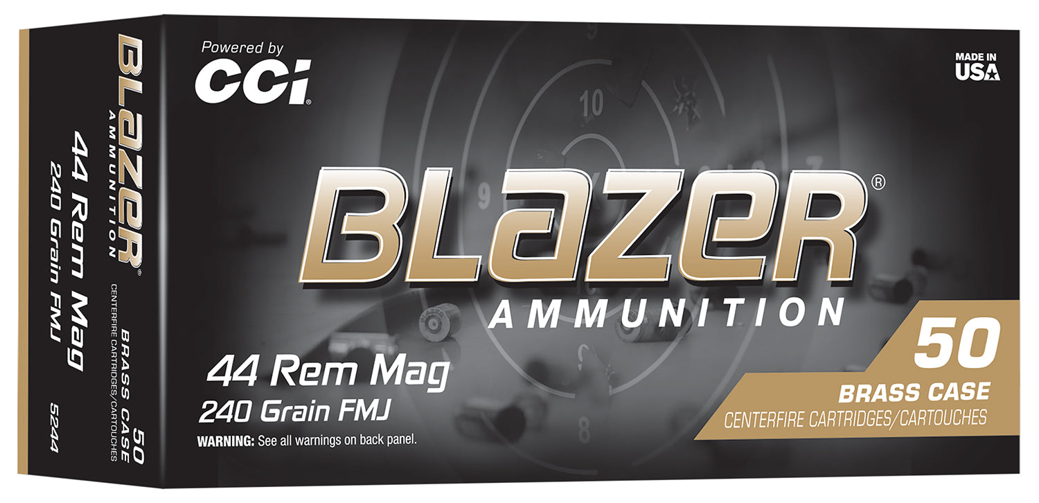 CCI 5244  BLAZER BRASS      44  240 FMJ     50/10