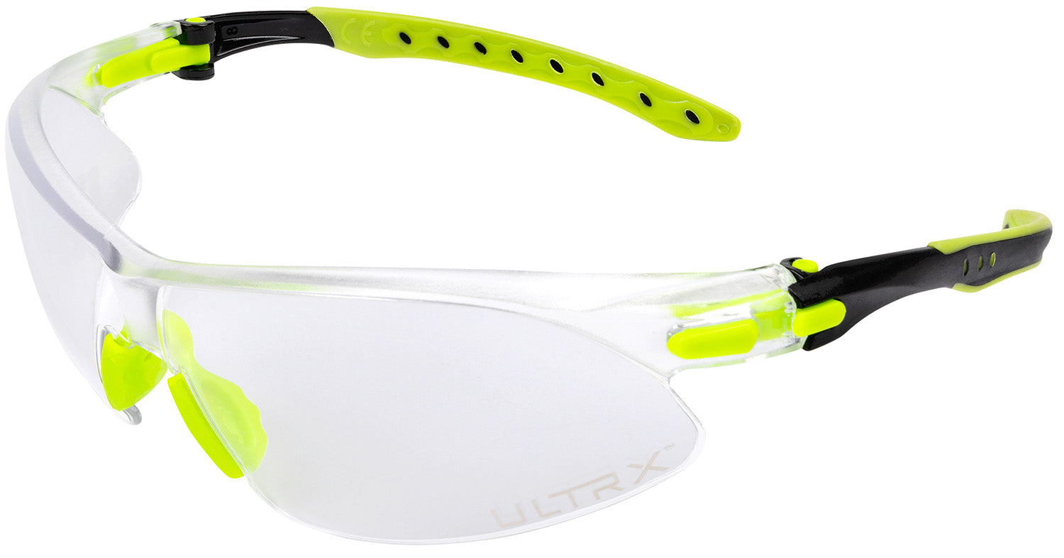 ALLEN 4140   KEEN SAFETY GLASSES  YTH LIME