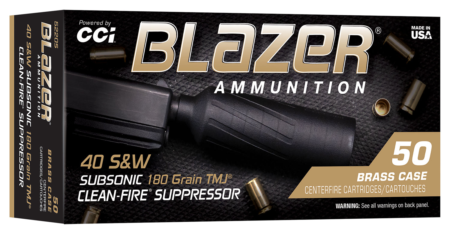 CCI 5220S BLAZER BRASS      40  180 TMJ    50/10