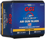 CCI ARS22SHP22 SEGMENTED HP"HIGH BAR"ARIFLE 100/5
