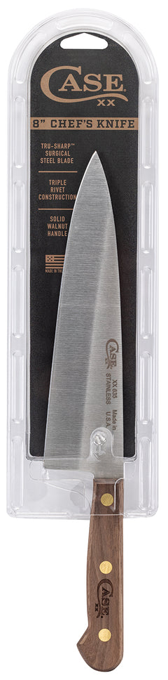 CASE 07316 CHEFS   KNIFE 8IN W/SOLID HANDLE