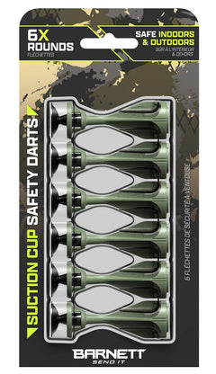 BARNETT BAR50028 PHANTUM SUCTION DARTS 6PK ODG