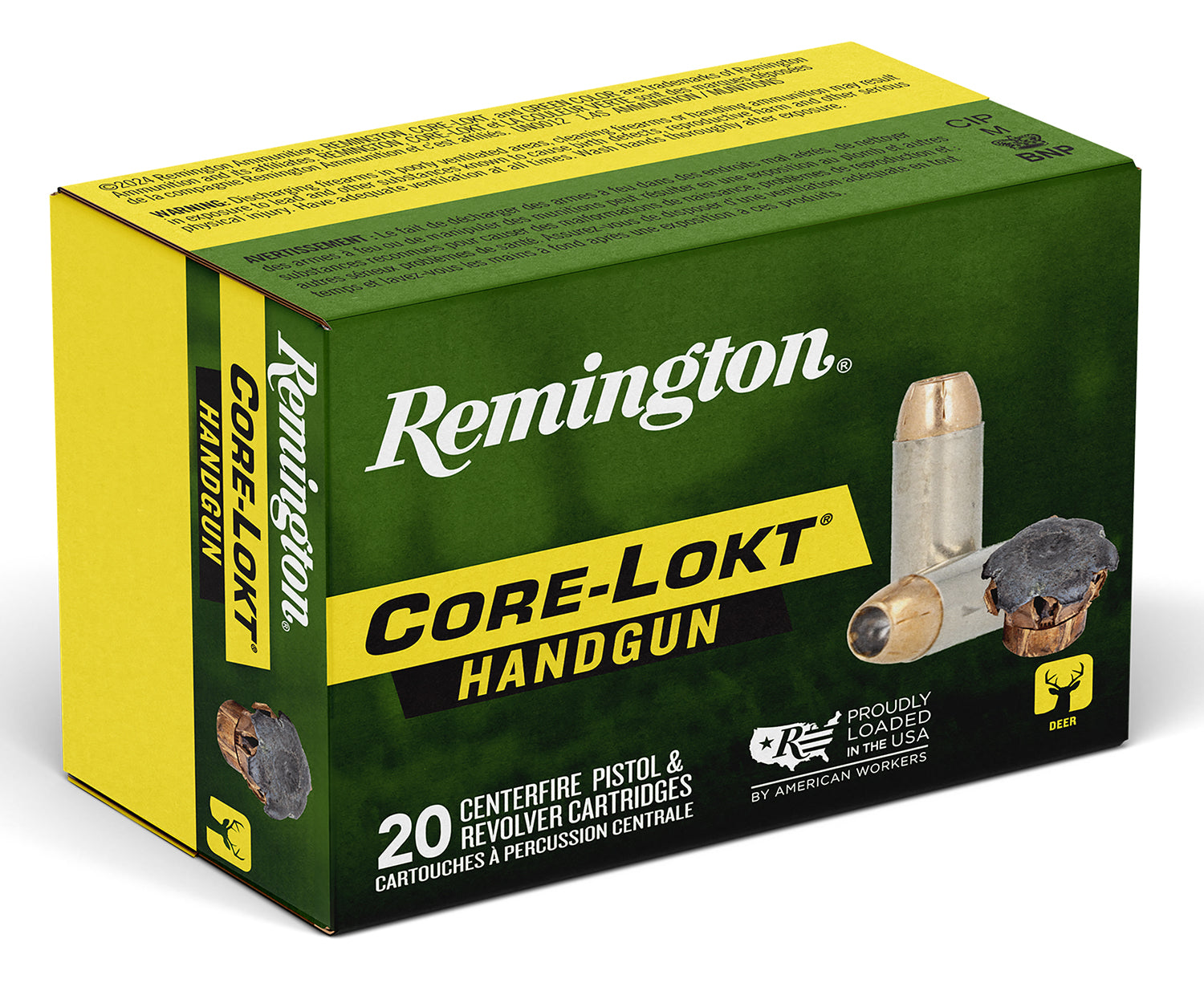 REM 20272  RHH45C1  45C  237GR CORE-LOKT JHP 20/10