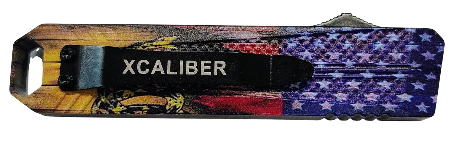 XCALIBER 728881687591  OTF SMALL DONT TREAD ON ME