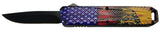 XCALIBER 728881687607  OTF MED   DONT TREAD ON ME