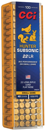 CCI 2R40LFN   22LR 40GR SGB  SUB  100/50