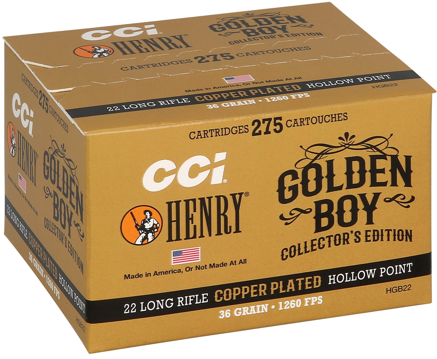 CCI HGB22     22LR 36GR CPHP HENRY GB     275/10