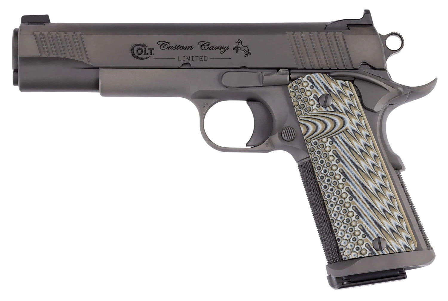 COLT O1082CS      CUSTOM CARRY   9M  5  SS/SMK DLC