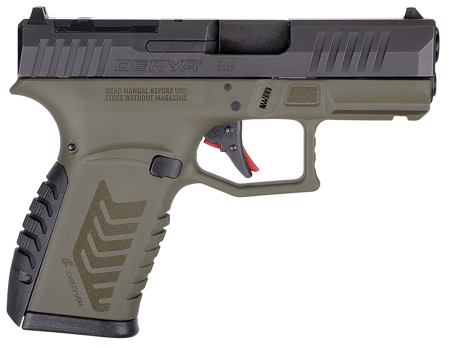 DERYA 10L.DY9Z.TTODG.TR DY9Z 9MM 10R  OR  ODG/BLK