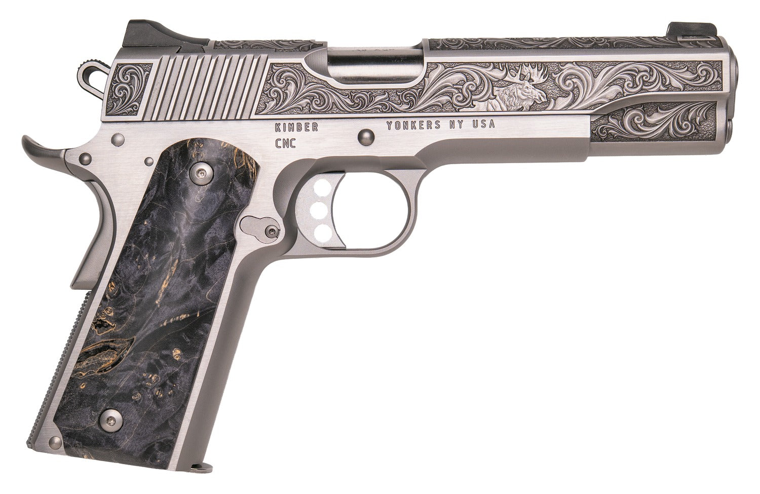 CNC CNCWILDLIFE45  KIMBER 45  MAPLE GRIPS WILDLIFE