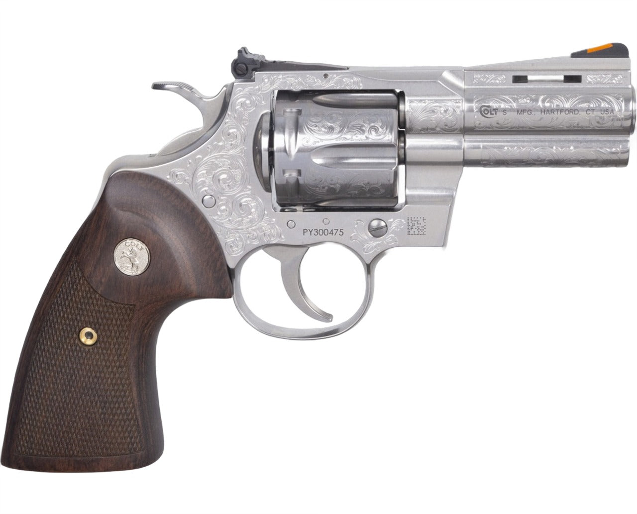 COLT PYTHON-SP3WS-SE  PYTHN   357  3 SS/WL ENGRAVD