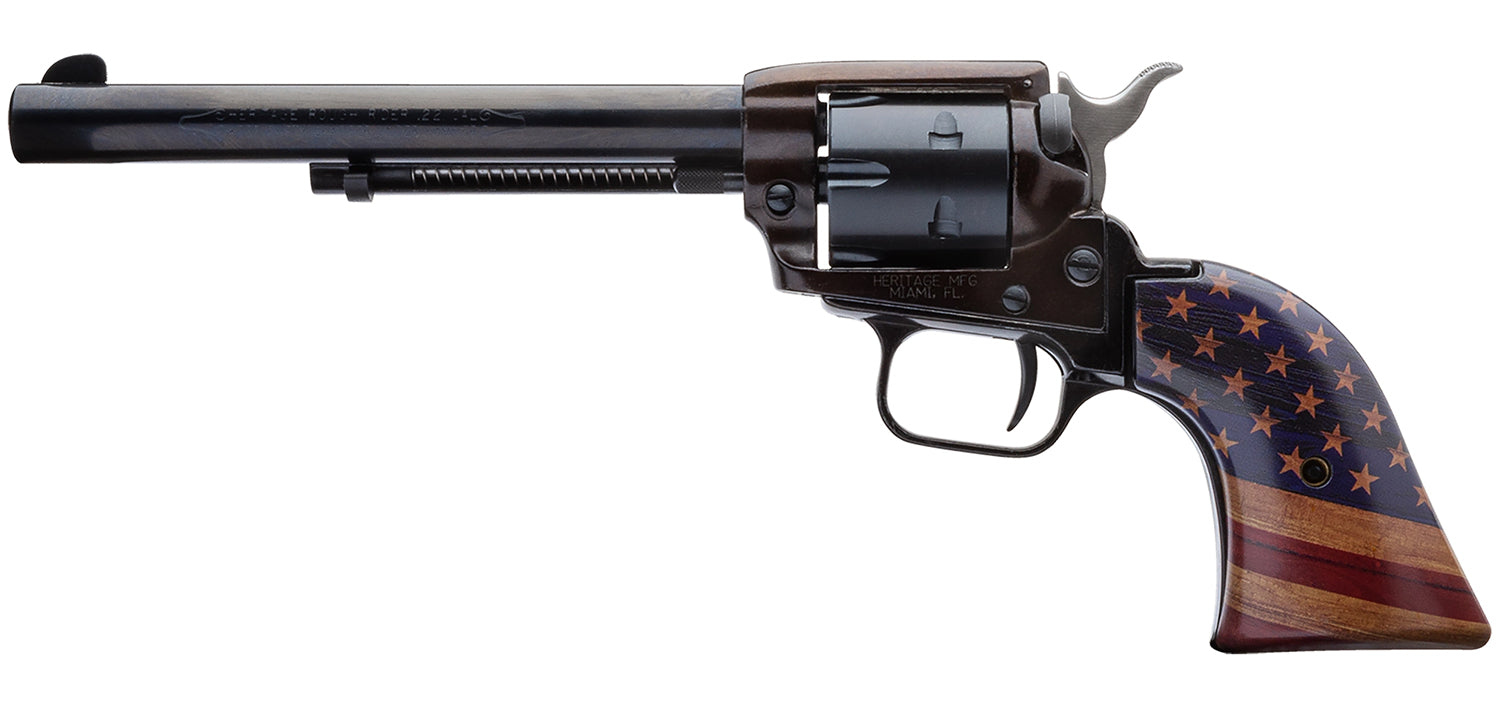 HER RR22B6GOLDUSA  ROUGH R   22LR 6.5  6R   GLDFLG