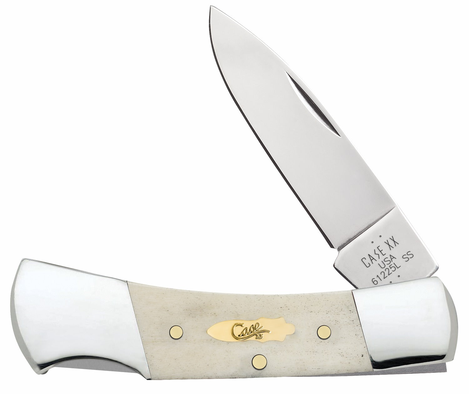 CASE 11026 SMOOTH NATURAL BONE LOCKBACK