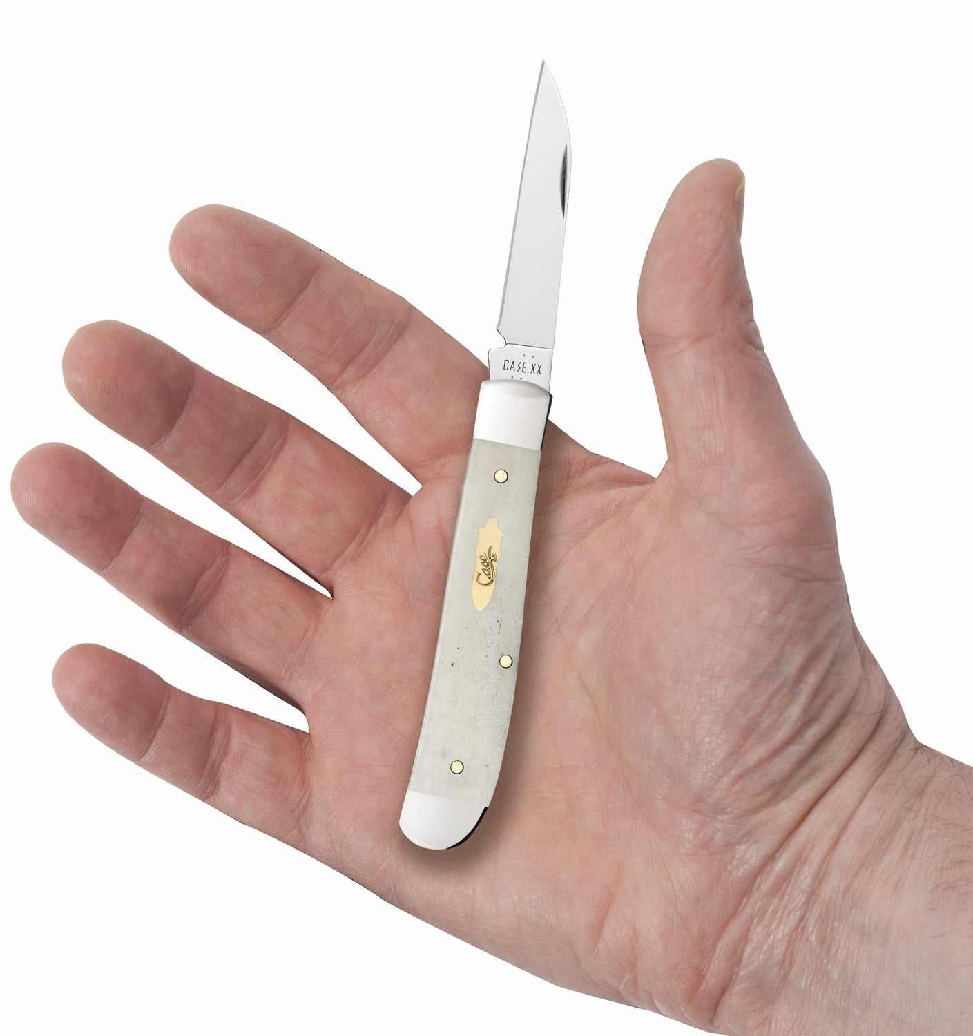 CASE 11025 SMOOTH NATURAL BONE MINI TRAPPER