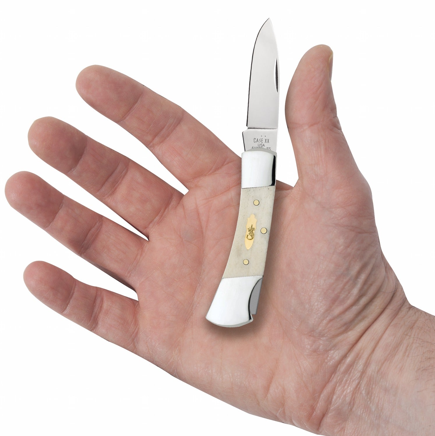 CASE 11026 SMOOTH NATURAL BONE LOCKBACK