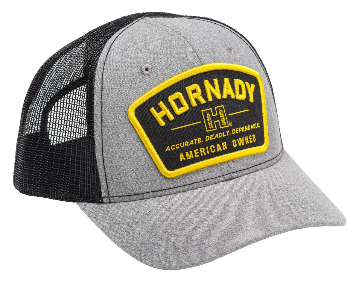 HORN 99236       HORNADY  GRY & BLK       MESH HAT