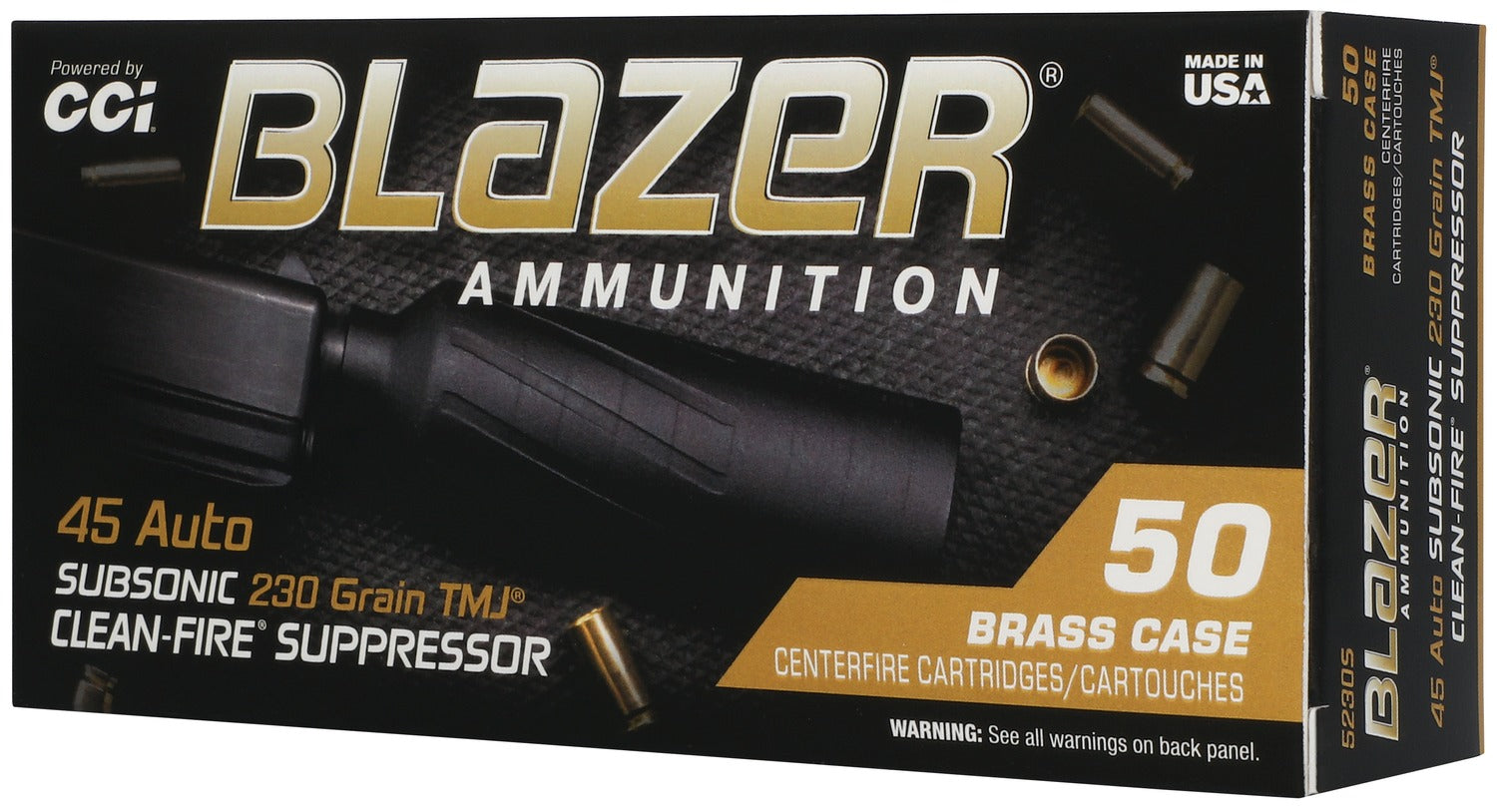 CCI 5230S BLAZER BRASS      45  230 TMJ   50/10