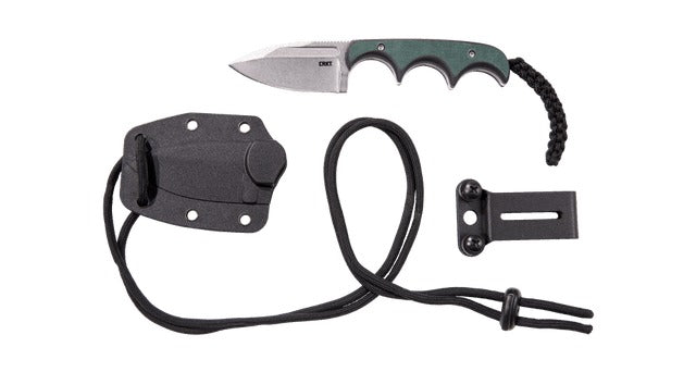 CRKT 2396C    MINIMALIST        2.15 SPEAR GRN/BLK