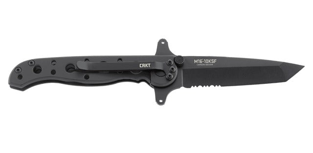 CRKT M16-10KSFC M16-10KSF TANTO TRIP PT SERRATNS