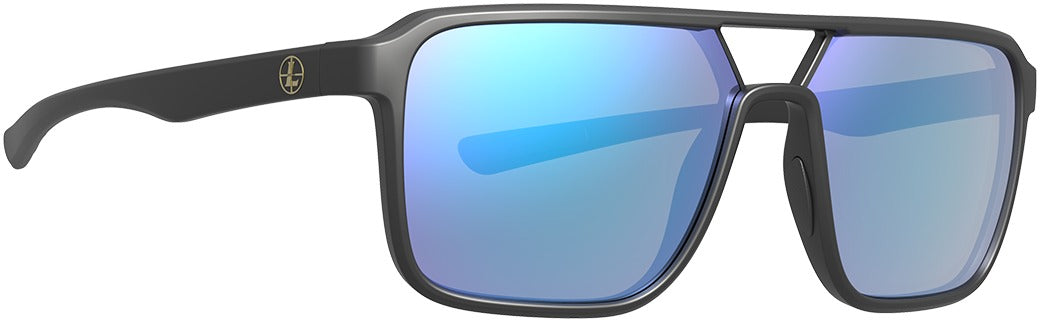 LEU 186748 BRIDGER    MATTE BLACK     BLUE MIRROR