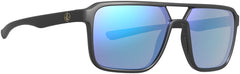 LEU 186748 BRIDGER    MATTE BLACK     BLUE MIRROR