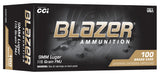CCI 52001BB  BLAZER BRASS  9MM  115GR  100/10