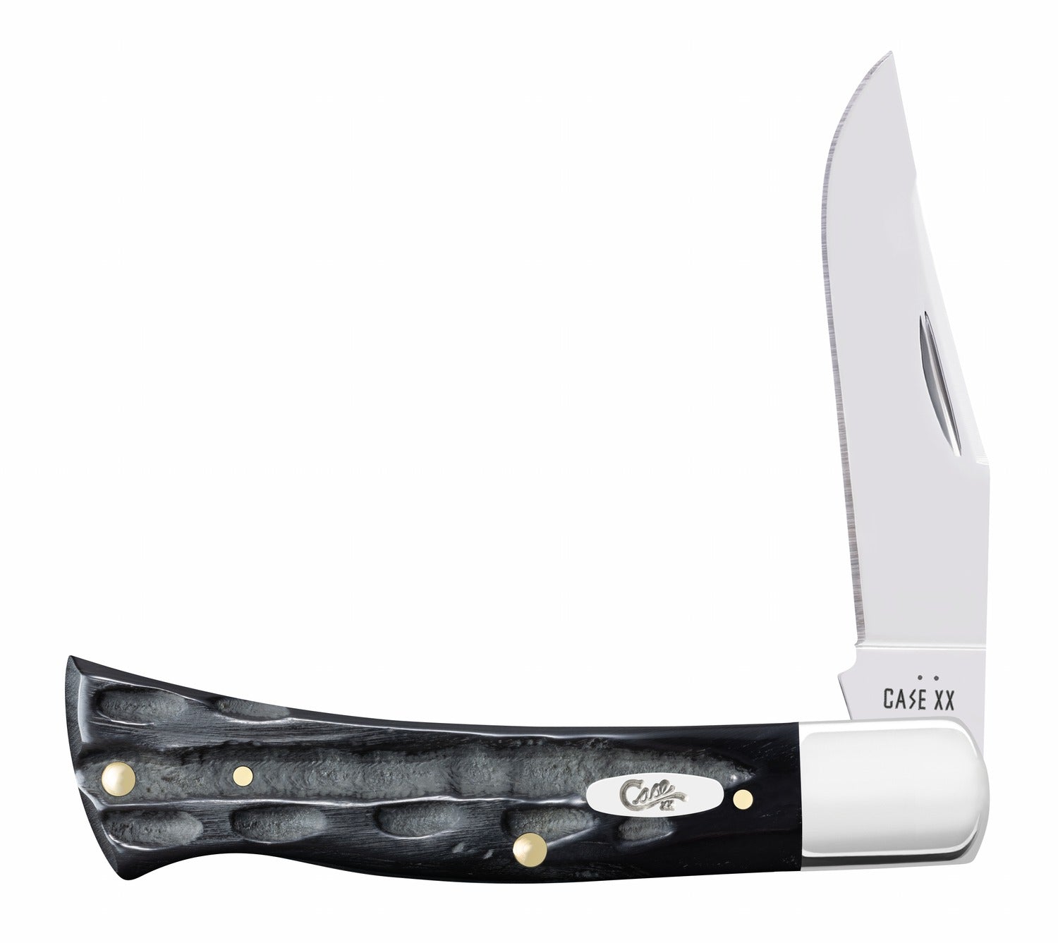 CASE 65034 AXE HANDLE BUFFALO HORN CASE