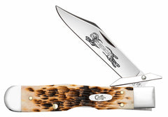 CASE 10812 CHEETAH CUB AMBER BONE