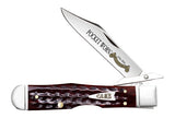 CASE 55236 CHEETAH CUB POCKET WORN MAHOGANY BONE