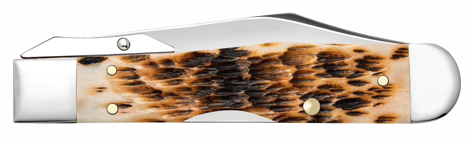 CASE 10812 CHEETAH CUB AMBER BONE