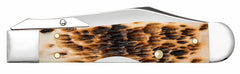 CASE 10812 CHEETAH CUB AMBER BONE