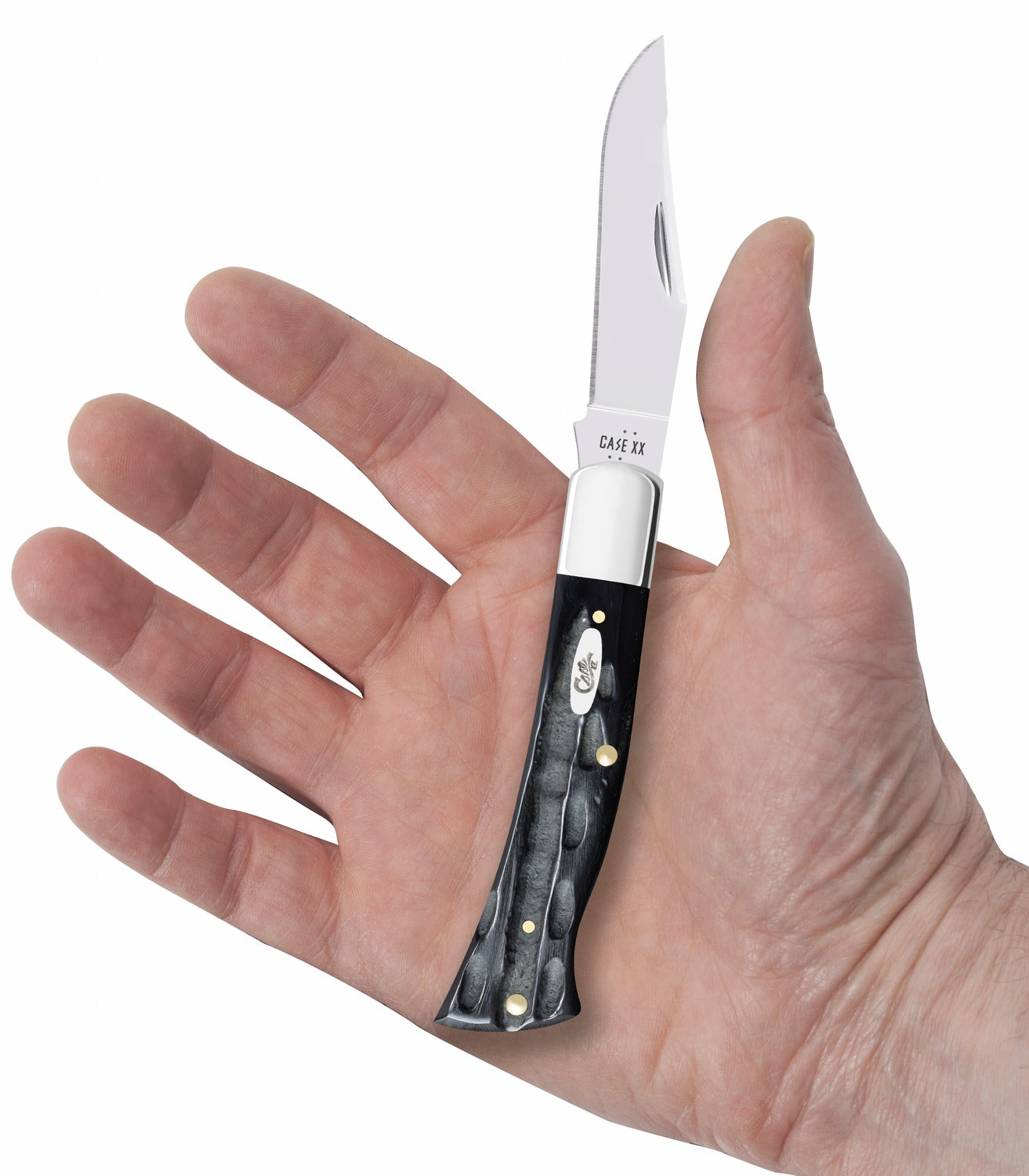 CASE 65034 AXE HANDLE BUFFALO HORN CASE