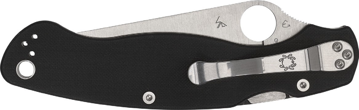 SPY C36GPLE2       MILTRY 2 BLACK G-10 LEFT HANDED