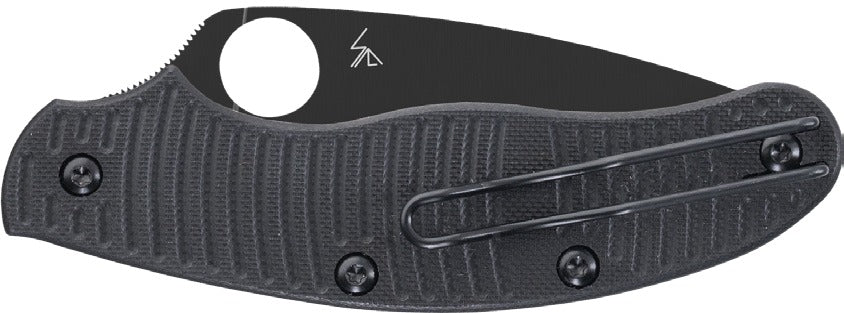 SPY C94GMCBKP      UK PENKNIFE SALT BLACK