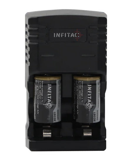 INFITAC BC01         CHARGER AND BATTERIES