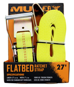 MUDDY MUD-RS27FB      27FT FLAT BED RATCHET STRAP