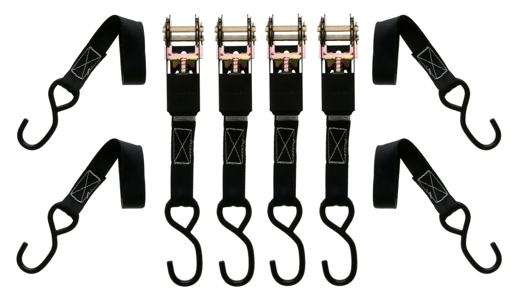 MUDDY MUD-SDRS10-4PK  1"X10'STD DUTY RATCHET STRAP