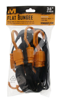 MUDDY MUD-BNG36-4PK   36" FLAT BUNGEE 1"WIDTH