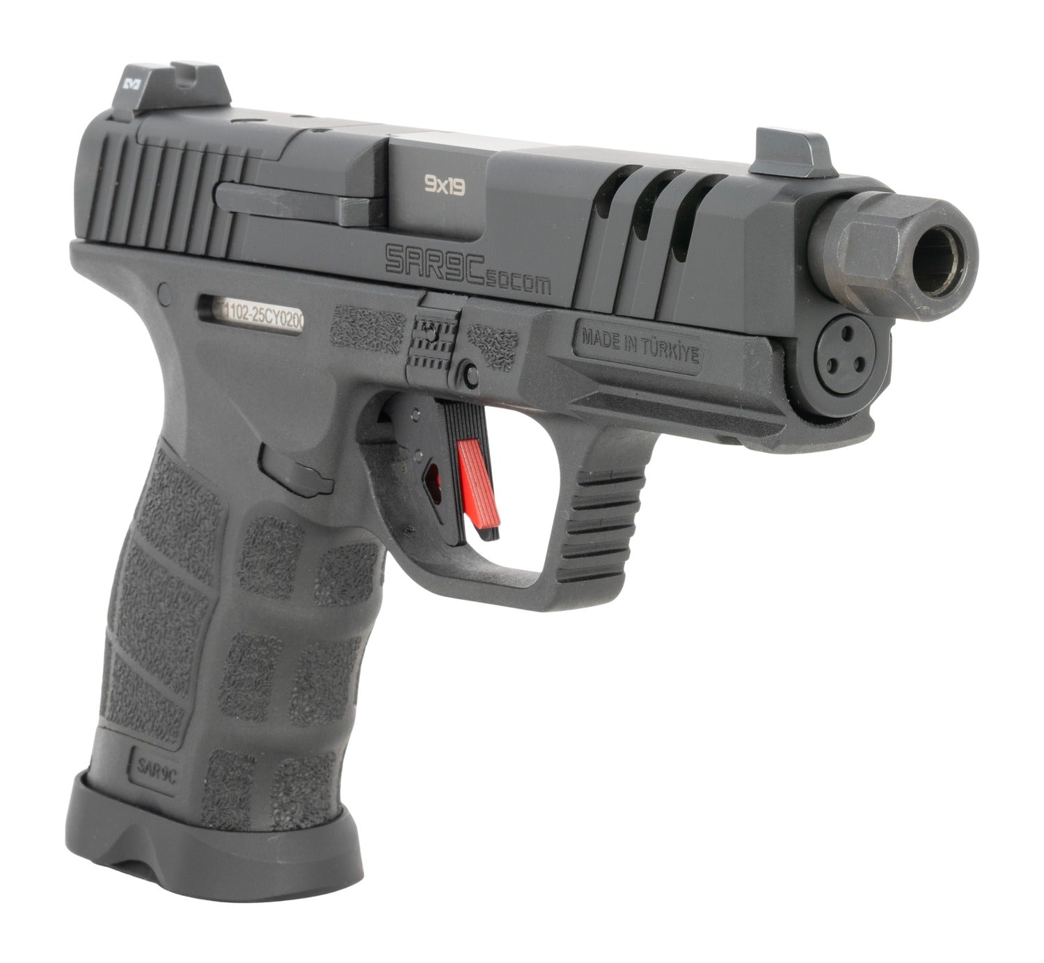 SAR USA SAR9CSOCOMBL10 SAR9 9MM 10+10 COMPACT BLK